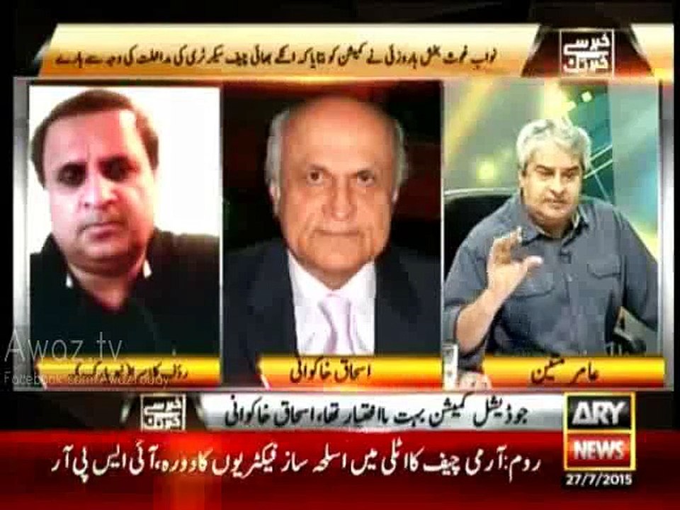 Imran Khan is the shadow Prime Minister magar woh kanon ke kache hain - Amir Mateen