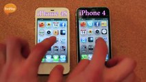 iPhone 4S vs iPhone 4 speed test - اختبار السرعه ايفون 4 اس × ايفون 4