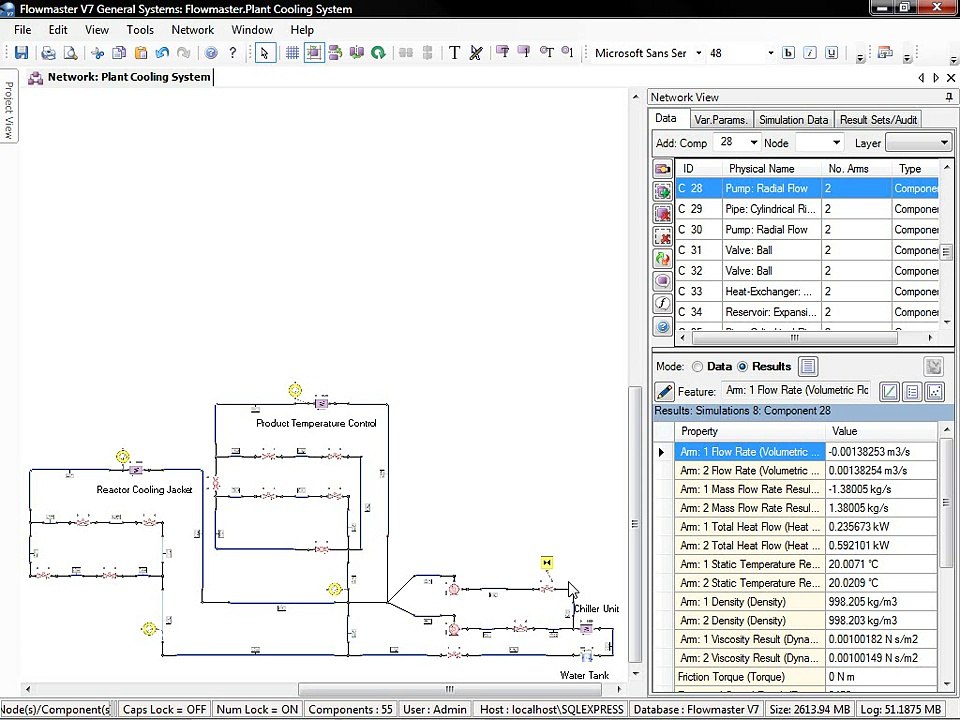 Cooling System Modelling, Thermo-fluid Simulation - Flowmaster V7 Software