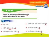 matematik 6.sınıf ve 7.sınıf tam sayılar (www.matdersim.com)
