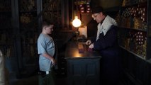 Matthew getting his WAND at Ollivanders in Harry Potter Wizarding World