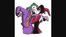 Joker kisses Harley Quinn - Easy Speed Painting - Because of You
