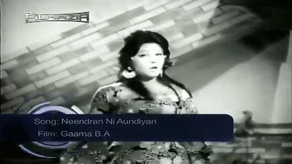 NOOR JAHAN , PAKISTANI OLD PUNJABI SONG , MUMTAZ - B & W