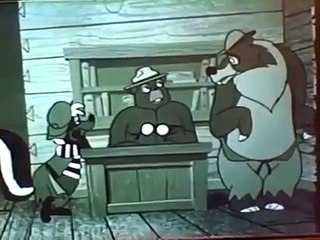 smokey the bear cartoon the end of the world almost B&W Ads