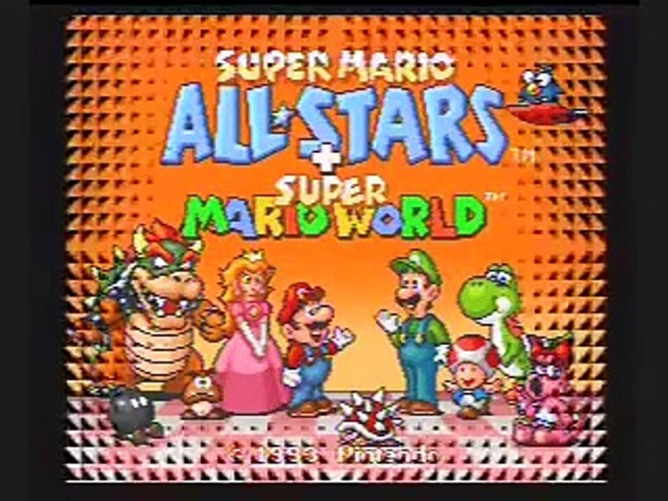 Super Mario All-Stars + Super Mario World - SNES Gameplay