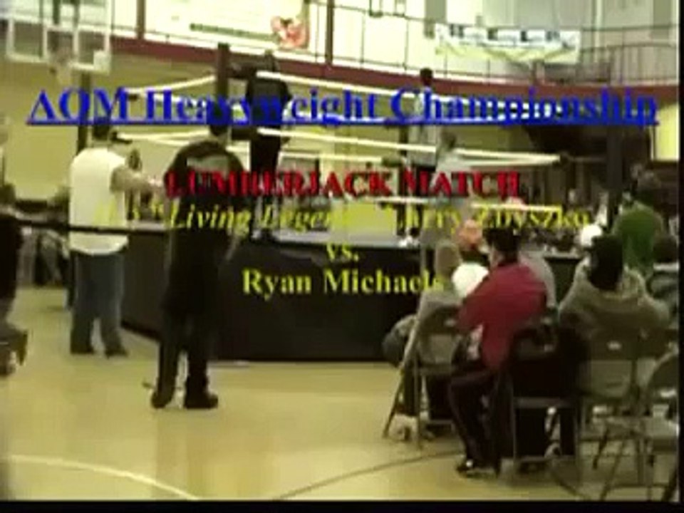 Ryan Michaels Colson VS  WWE  Hall Of Famer  The Living Legend  Larry Zbyszko.