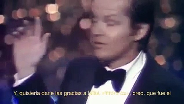 Oscars - Discursos de Jack Nicholson con subtítulos en español