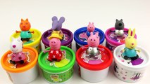 peppa pig play doh cans Surprise Eggs Doug Peppa Toys