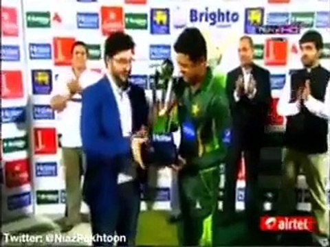 Pakistani Players Celebrating ODI Series win in Sr
