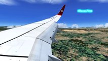 [HD]FSX Approach and Landing Agri,Türk Hava Yolları Ağri İnişi