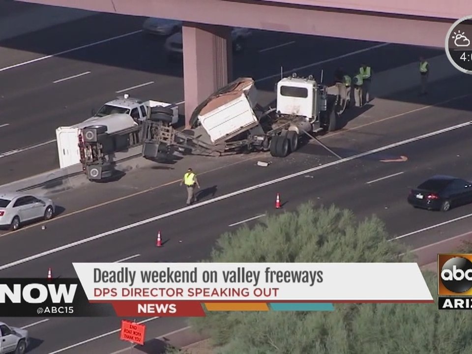 Deadly weekend on Valley freeways