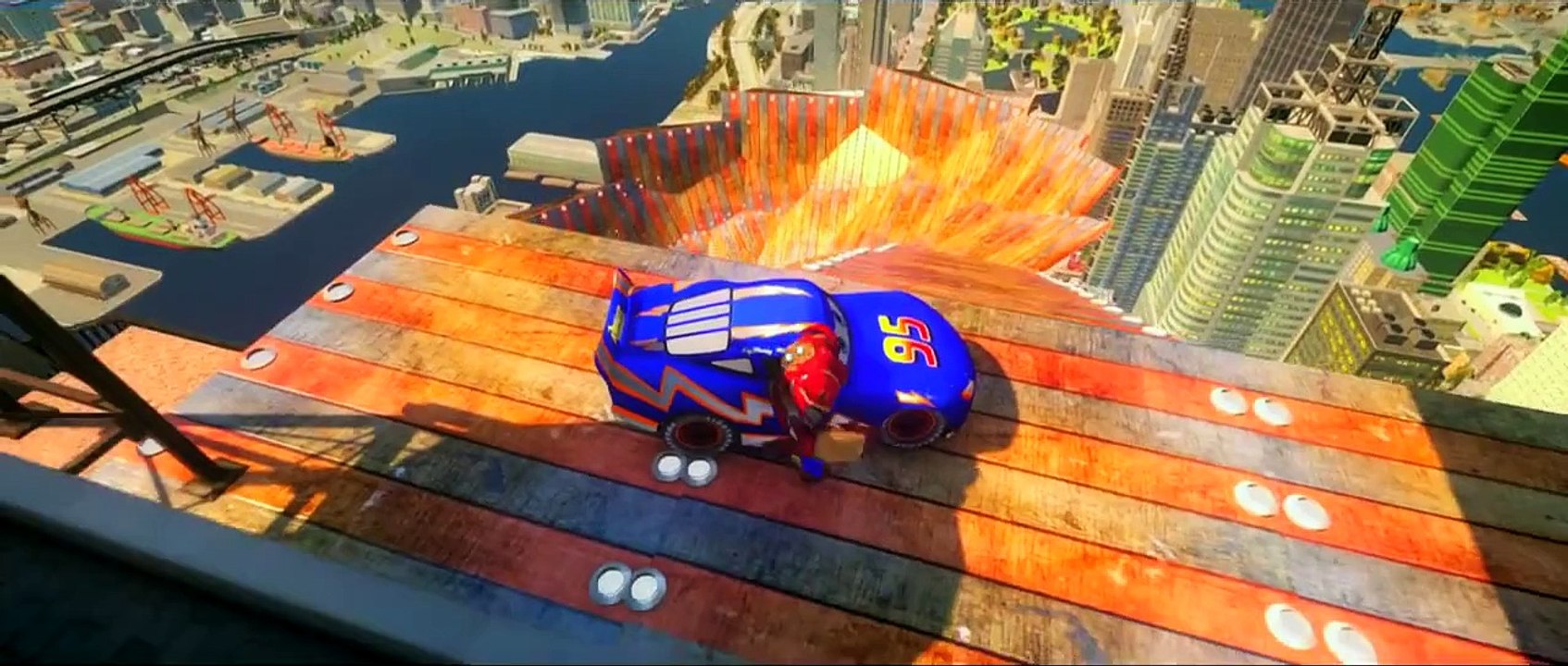 HULKBUSTER IRON MAN Driving His New Custom Rayo Mcqueen Cars! (Disney Pixar Cars)