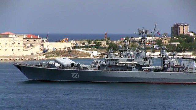 Неудачный пуск ракеты на параде в Севастополе 26 июля 2015 г