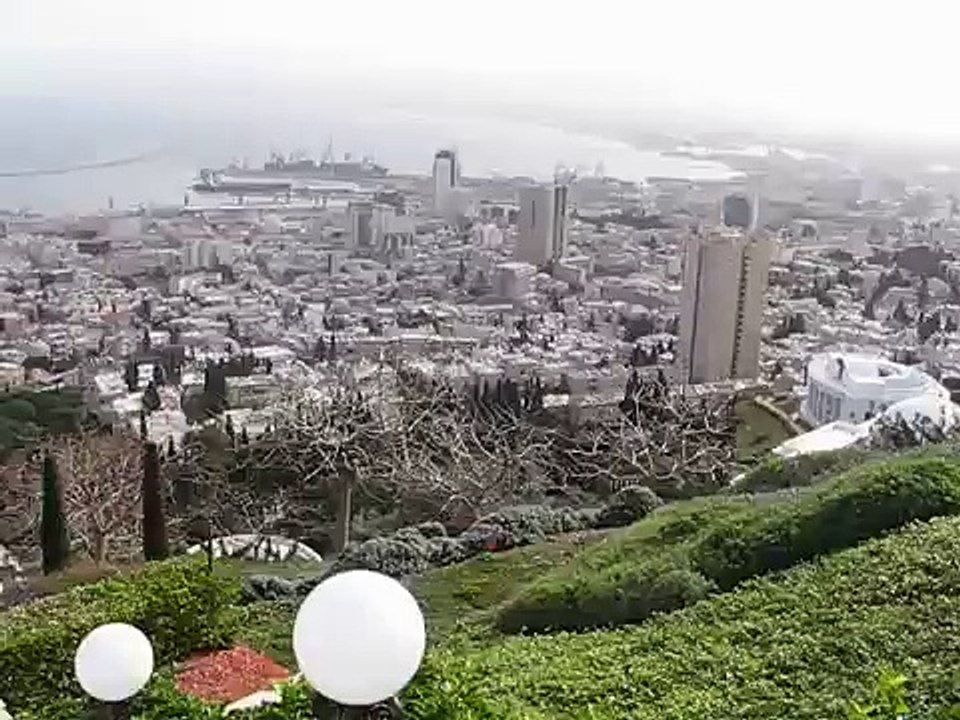 Baha'i Gardens, Mt. Carmel - view