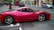 White Ferrari 599 GTO Revs + Accelerate sounds!! 1080p HD