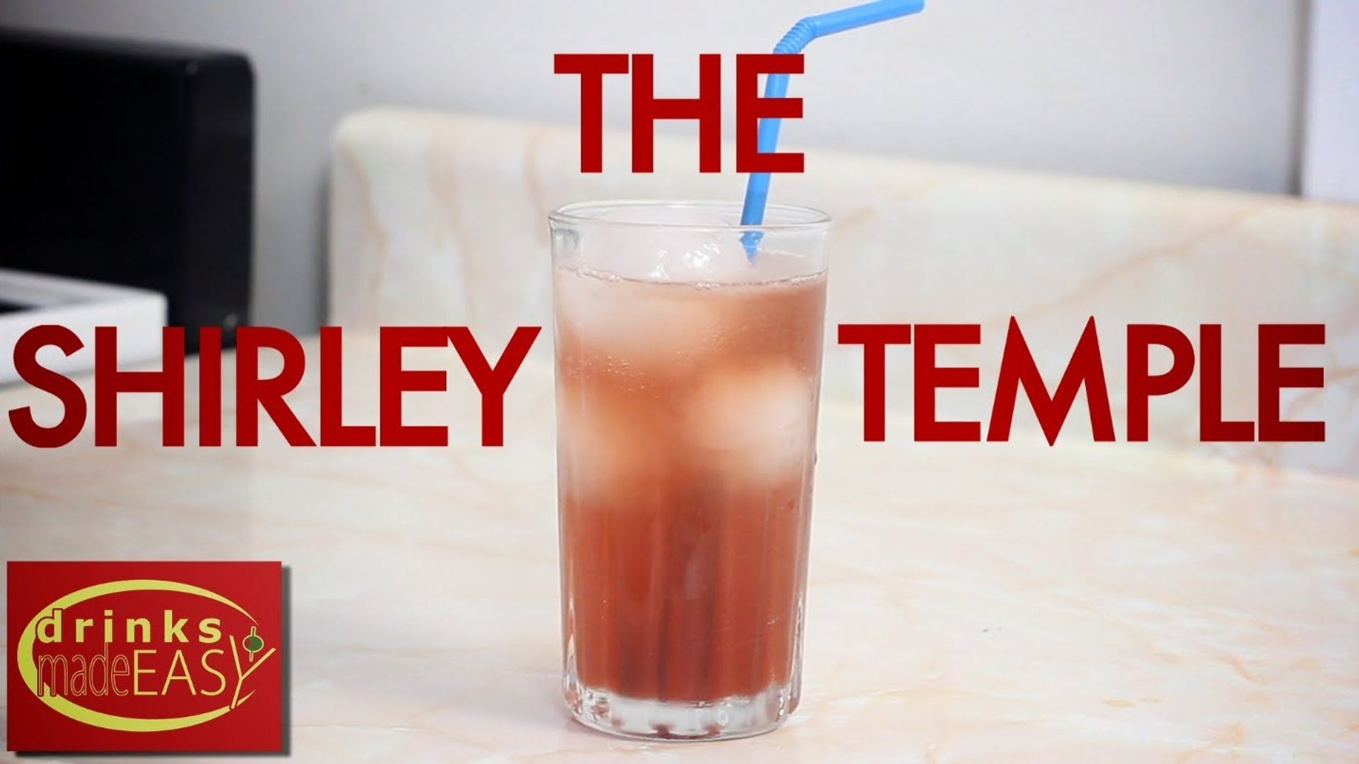 How To Make The World's Best Shirley Temple-Drinks Made Easy