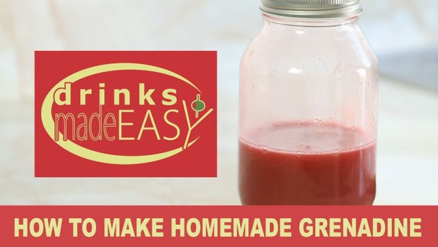 How To Make Homemade Grenadine-Drinks Made Easy