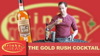 How To Make A Gold Rush Cocktail-Drinks Made Easy