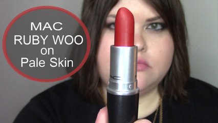 MAC | Ruby Woo (on pale skin) #ThePaintedLipsProject