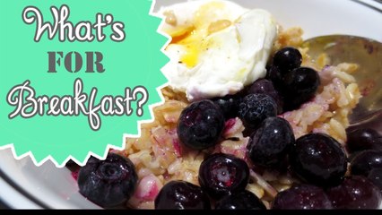 Poached Egg & Oatmeal | Healthy Meal Prep