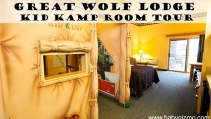 Great Wolf Lodge Kid Kamp Suite Room Tour