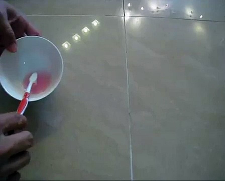 清潔磁磚夾縫方法