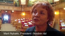 Intervju med Marit Nybakk, President i Nordisk råd, 11. april i Stockholm