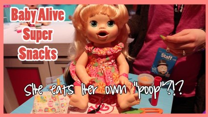Baby Alive Super Snacks - She Eats Her Poop!