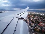 747-400 Air France landing at Mexico City