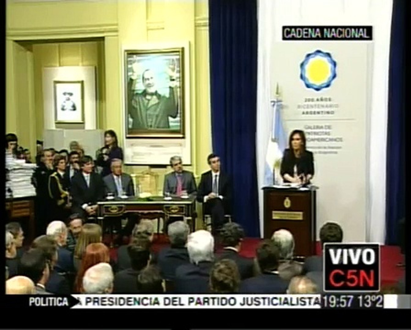 C5N CADENA NACIONAL PAPEL PRENSA