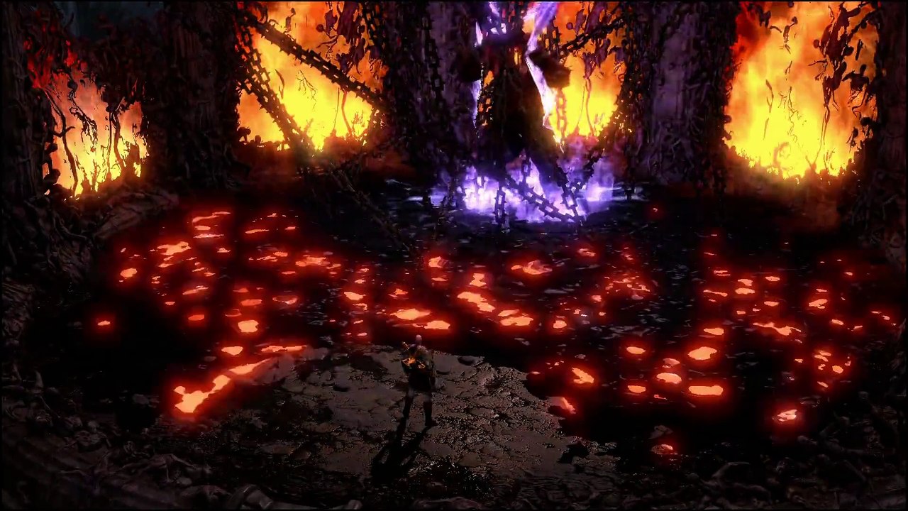 God of War III Remastered PS4 - Hades Boss battle