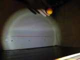 Slow Motion - Table Tennis / Ping Pong against wall