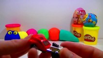 Play Doh Kinder Surprise Eggs Barbie Donald Duck Masha and the Bear Smurfs ✿◕ ‿ ◕✿