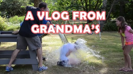 Vlog From Grandma's House & ALS Ice Bucket Challenge for Deanna