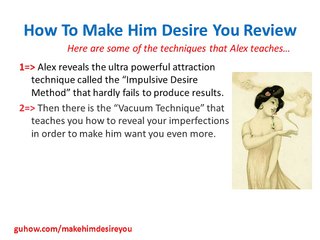 How to Make Him Desire You Review - Do Alex Carter's Techniques Work