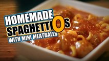 Homemade Spaghetti O's with Mini Meatballs Recipe |  HellthyJunkFood