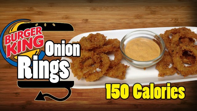 BK Burger King Onion Rings & Zesty Sauce Recipe - HellthyJunkFood