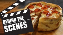 Behind The Scenes  |  Pillsbury Pepperoni Pizza Cake Recipe - HellthyJunkFood