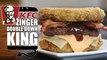 KFC Zinger Double Down King Recipe Remake - HellthyJunkFood