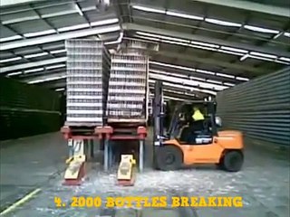 I Peggiori 10 Incidenti con un Carrello Elevatore!