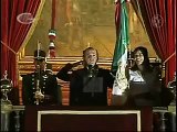 Mexican President Calderon Grito de La Independencia