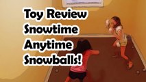 Snowball Fight! - Indoor Snowballs Toy Review | Bethany G