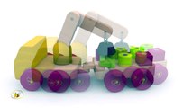 Trucks for children. Learn shapes for kids kindergaten toddlers in English. Cartoons for babies