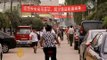 Poor People Locked Down At Night In Beijing, China