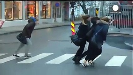 It's a little bit windy in Norway..