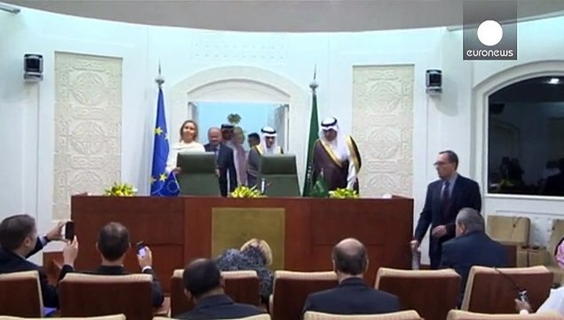 EU foreign policy chief tries to reassure Mideast allies over Iran deal