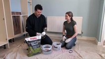 Tiling a Floor - Applying Grout