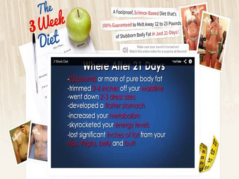 The 3 Week Diet Review - How to Weight Loss in 21 Day Easy _ Quickly