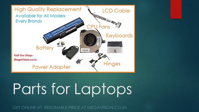 Parts for Laptops,Laptop Adapter, Battery, Keyboards, LCD Cable.