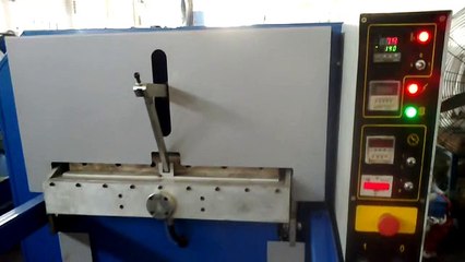 Leather Plating Machine -Testing in factory